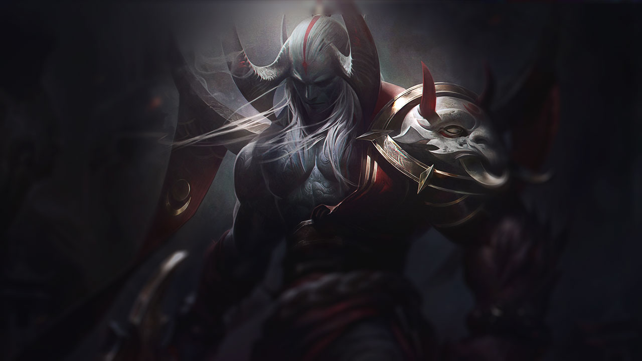 Splash-Art von Blutmond-Aatrox