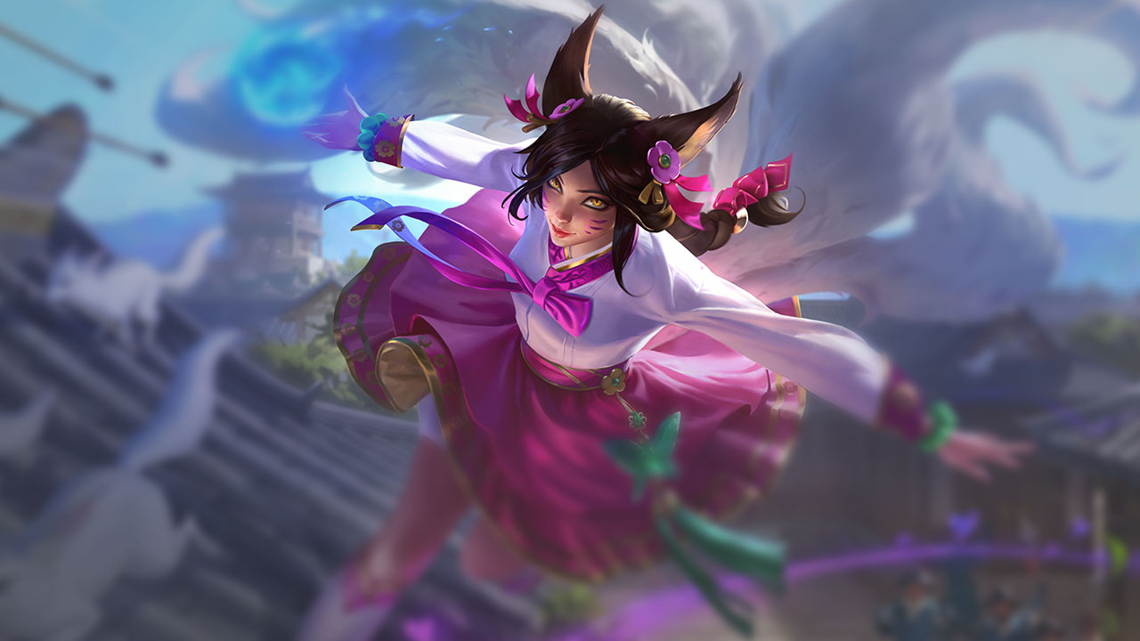 Splash-Art von Dynastie-Ahri