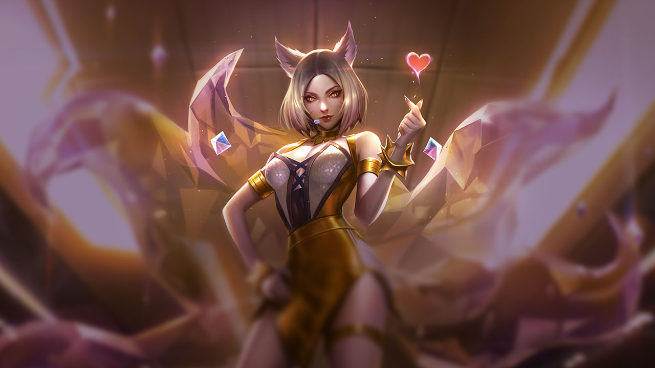 Splash-Art von K/DA-Ahri (Prestige)