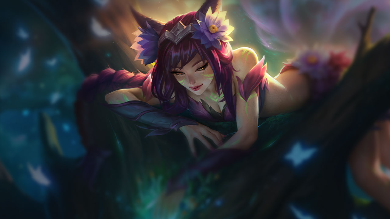 Splash-Art von Ahnenholz-Ahri