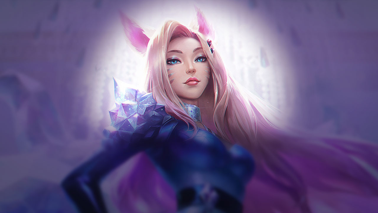 Splash-Art von K/DA ALL OUT-Ahri