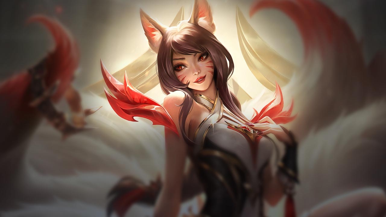 Splash-Art von Emporgestiegene Legende Ahri