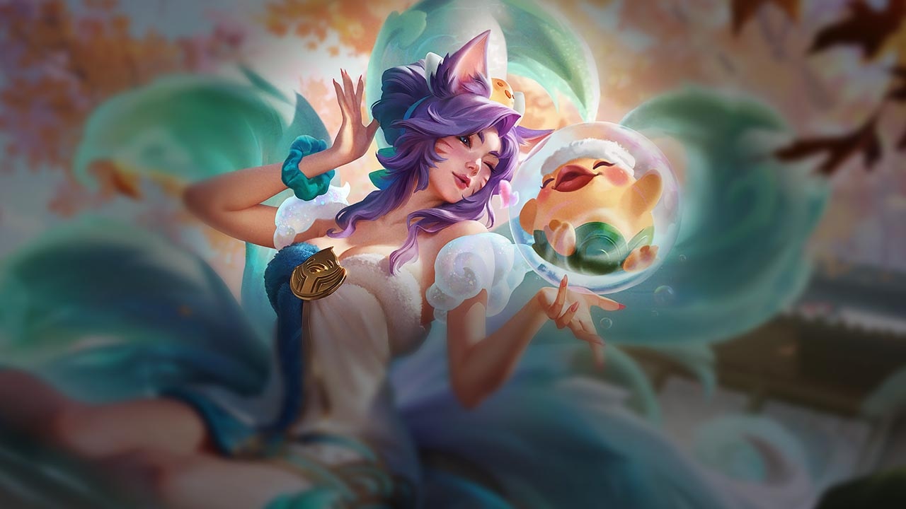Splash-Art von Seelenblumenthermen-Ahri