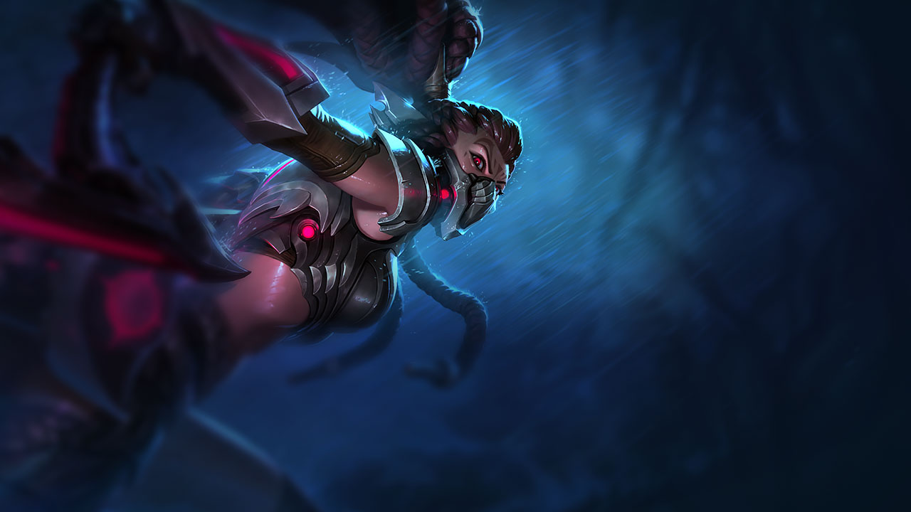 Splash-Art von Kopfjäger-Akali