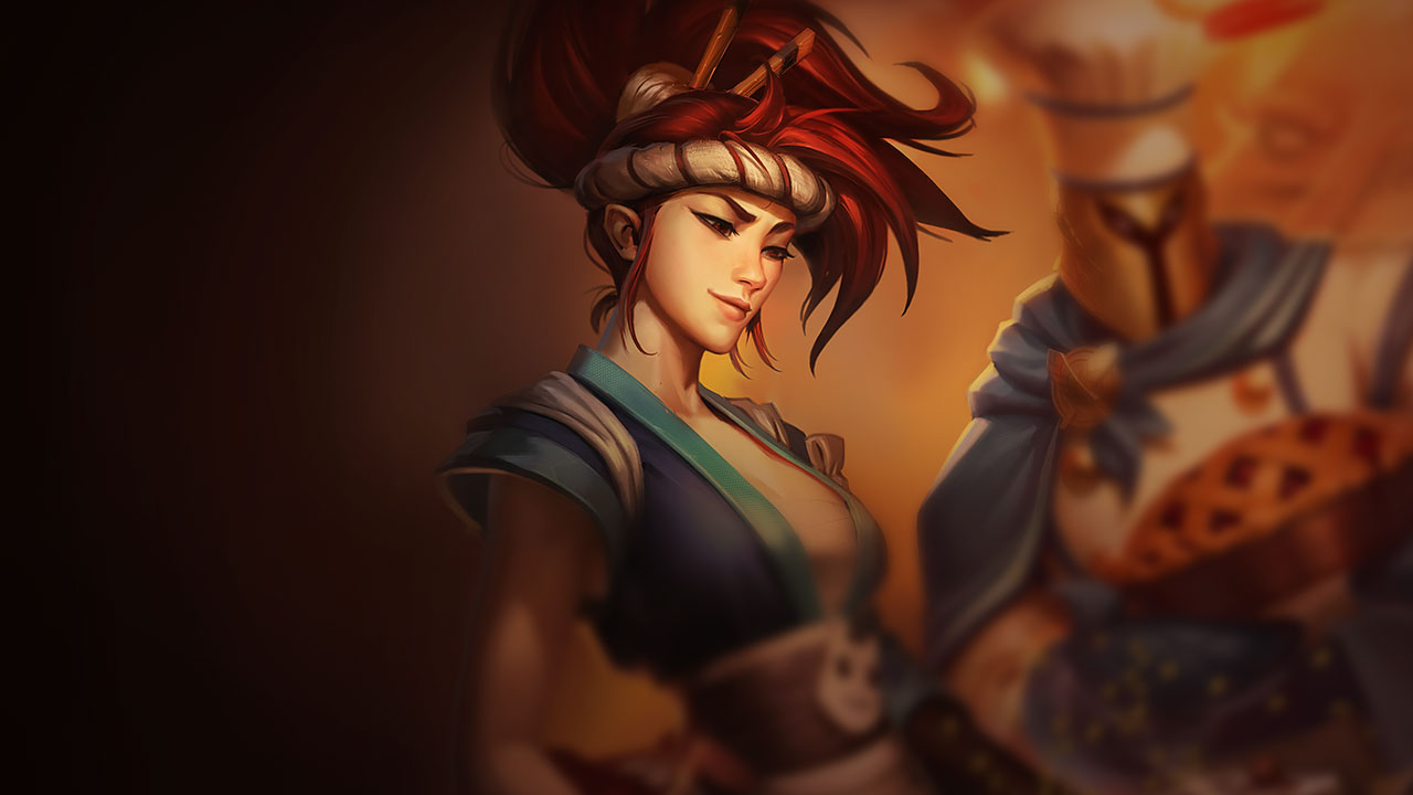 Splash-Art von Sashimi-Akali