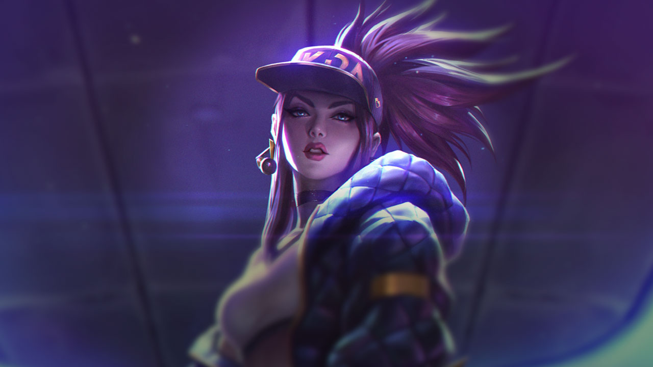Splash-Art von K/DA-Akali