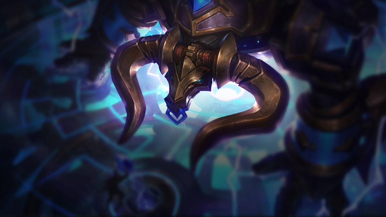 Splash-Art von Hextech-Alistar