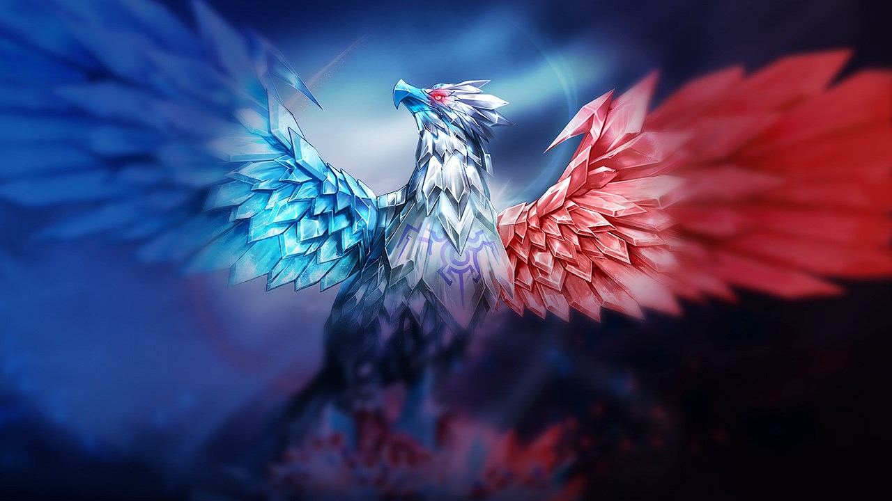 Splash-Art von Friedensphönix-Anivia