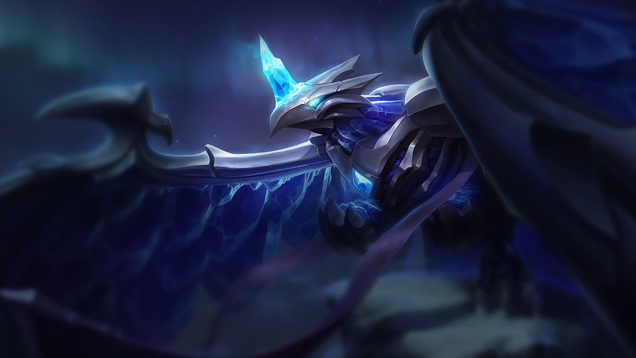 Splash-Art von Schwarzfrost-Anivia
