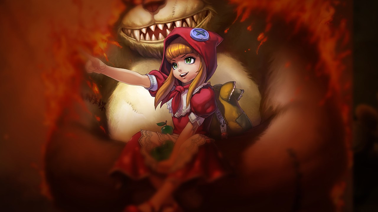 Splash-Art von Rotkäppchen-Annie
