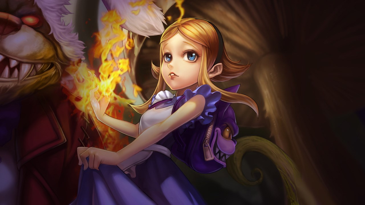 Splash-Art von Annie im Wunderland