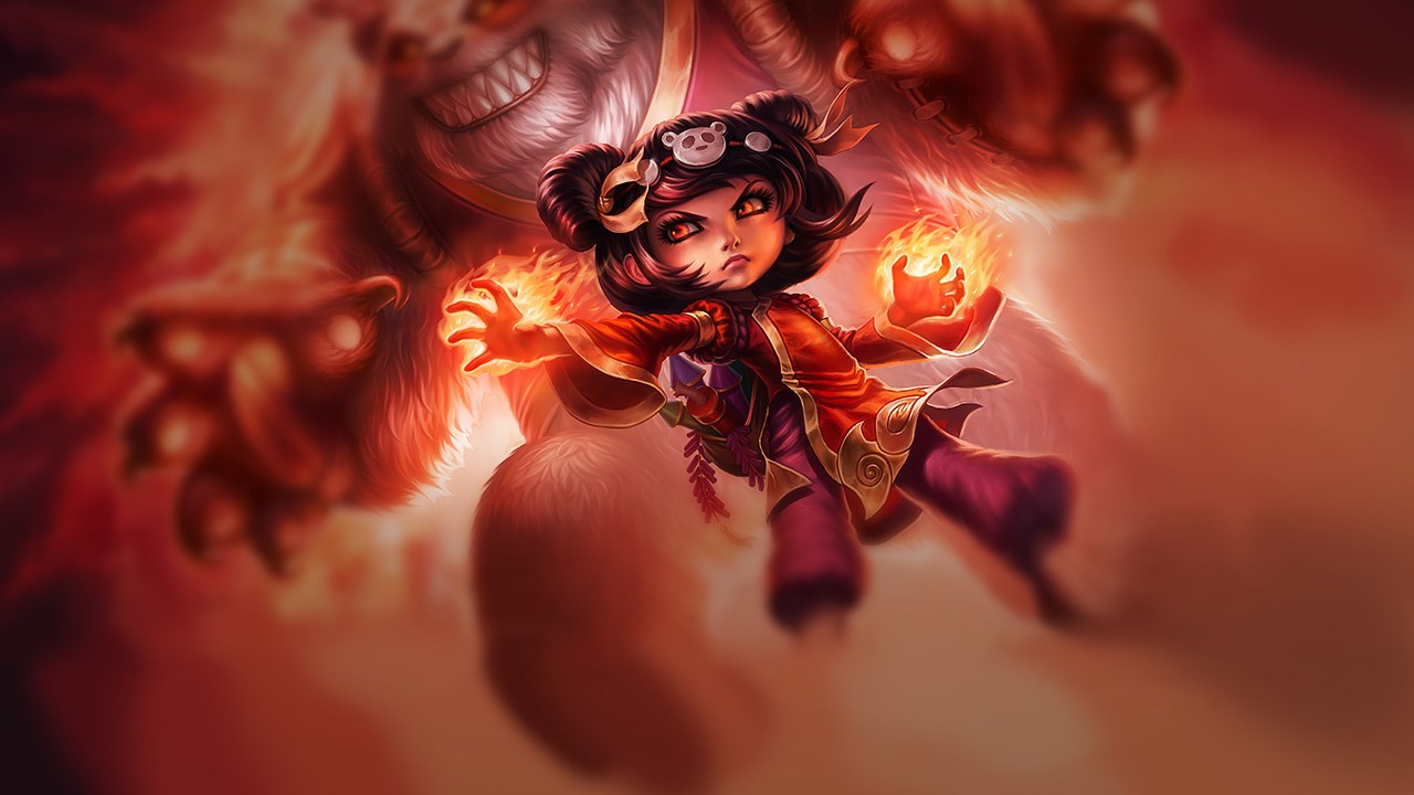 Splash-Art von Panda-Annie