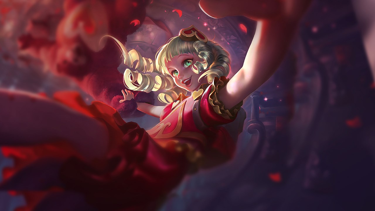 Splash-Art von Herzblatt-Annie