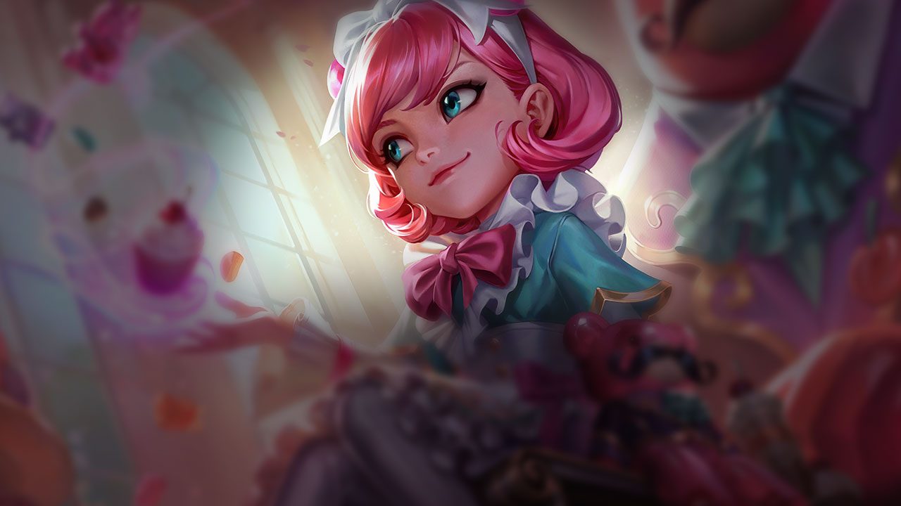 Splash-Art von Konditorei-Annie