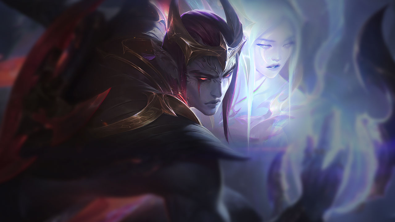 Splash-Art von Flammende Finsternis Aphelios