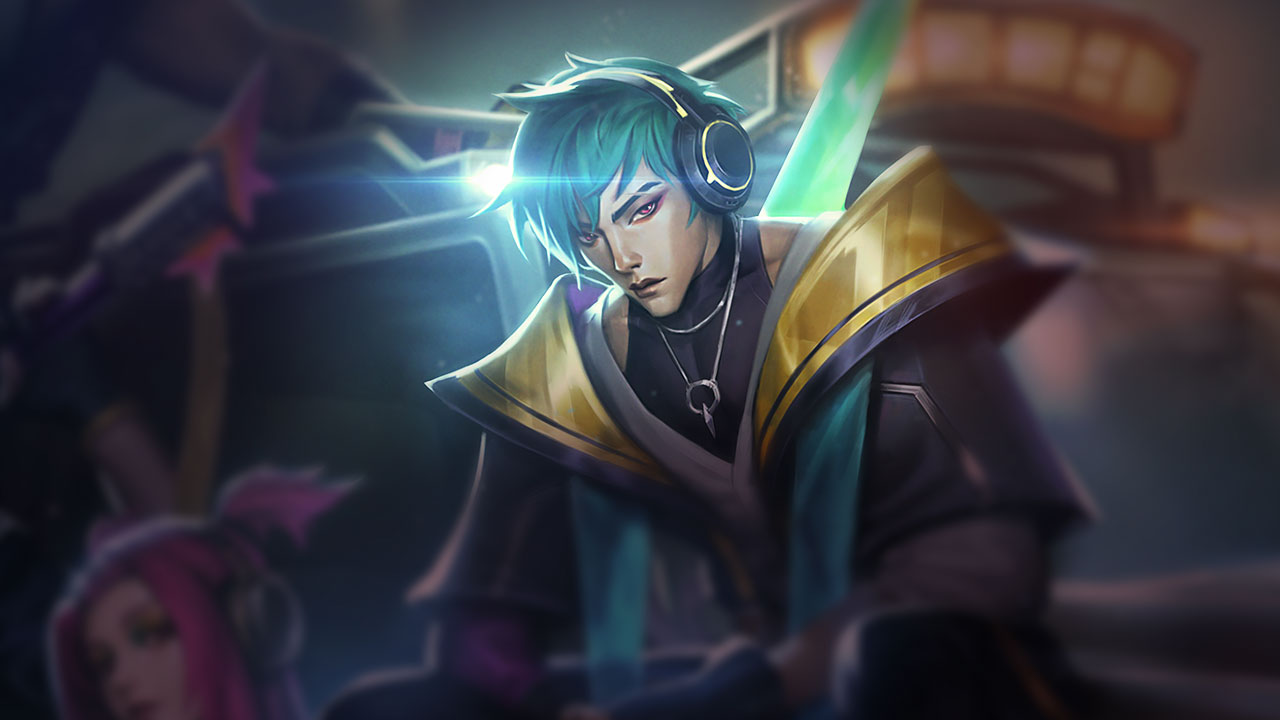 Splash-Art von HEARTSTEEL-Aphelios