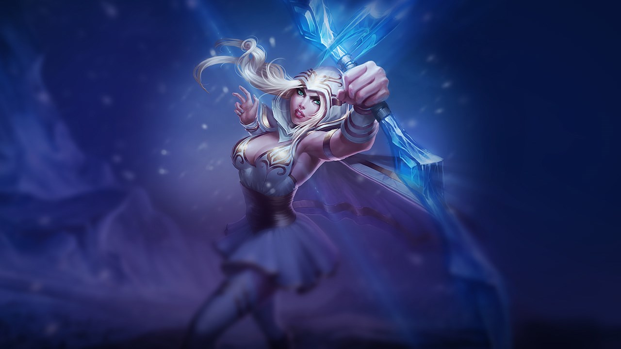 Splash-Art von Freljord-Ashe
