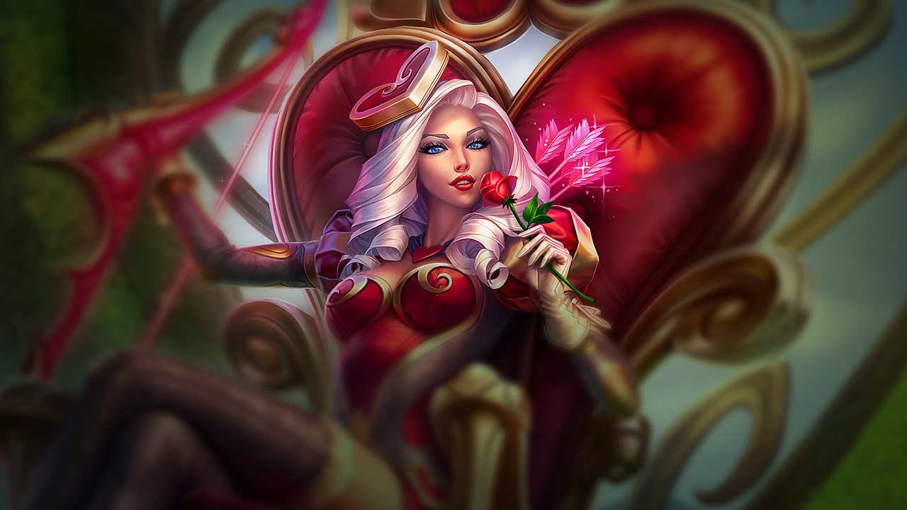 Splash-Art von Herzsucher-Ashe
