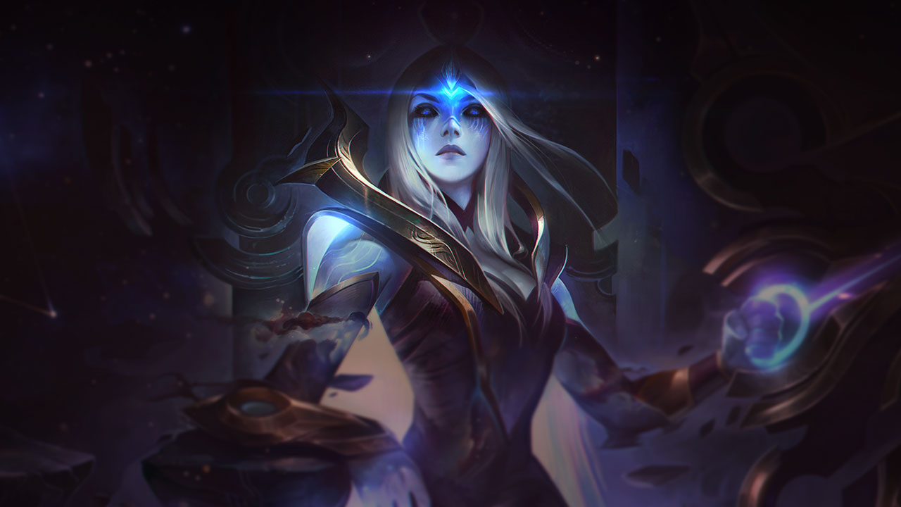 Splash-Art von Kosmische Königin Ashe