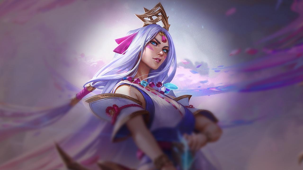 Splash-Art von Seelenblumen-Ashe