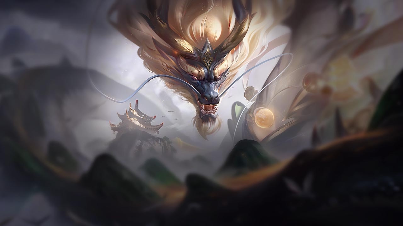 Splash-Art von Himmelsschöpfer Porzellan-Aurelion Sol