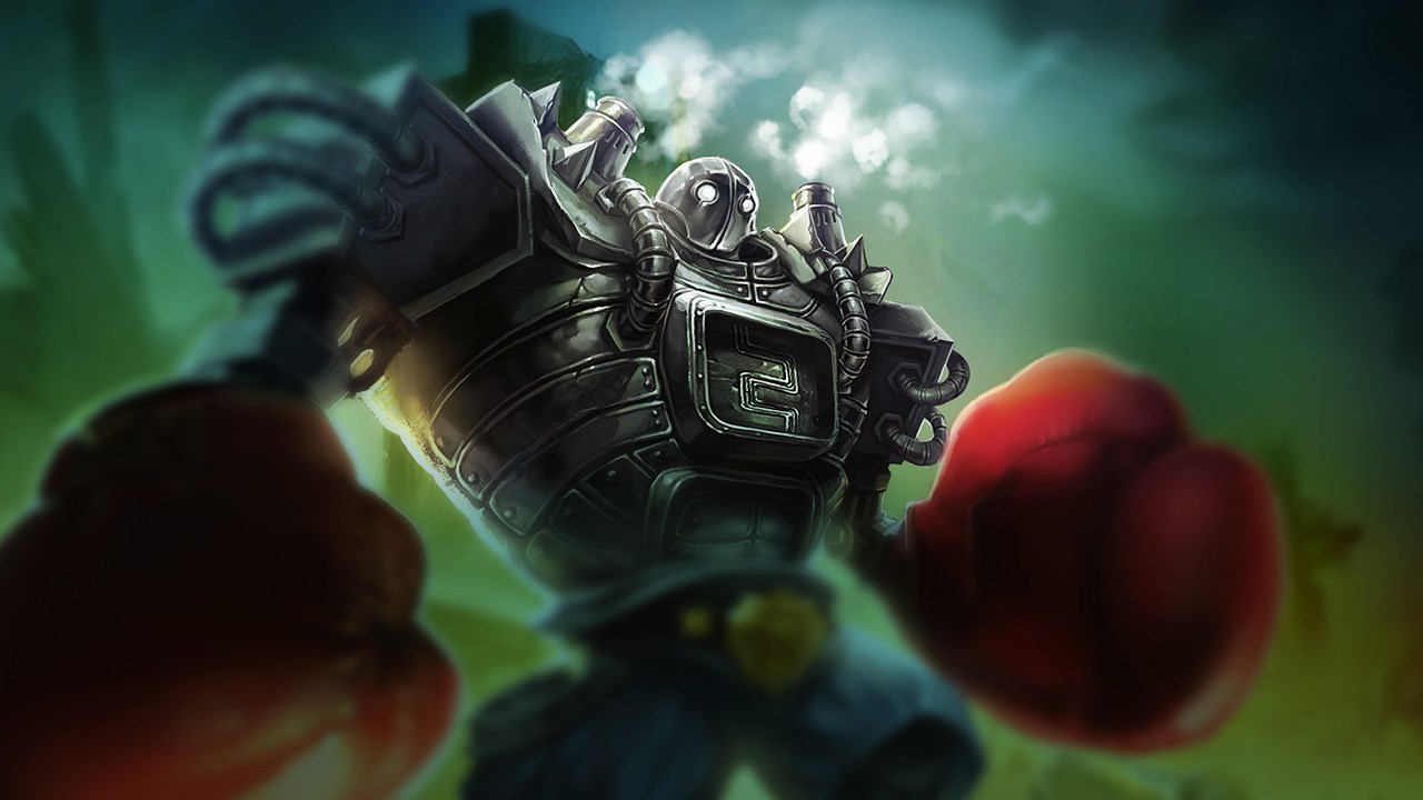 Splash-Art von Bumm-Bumm-Blitzcrank