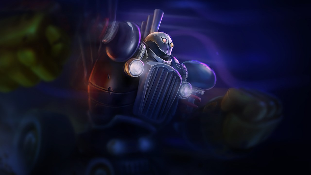 Splash-Art von Piltover Customs-Blitzcrank