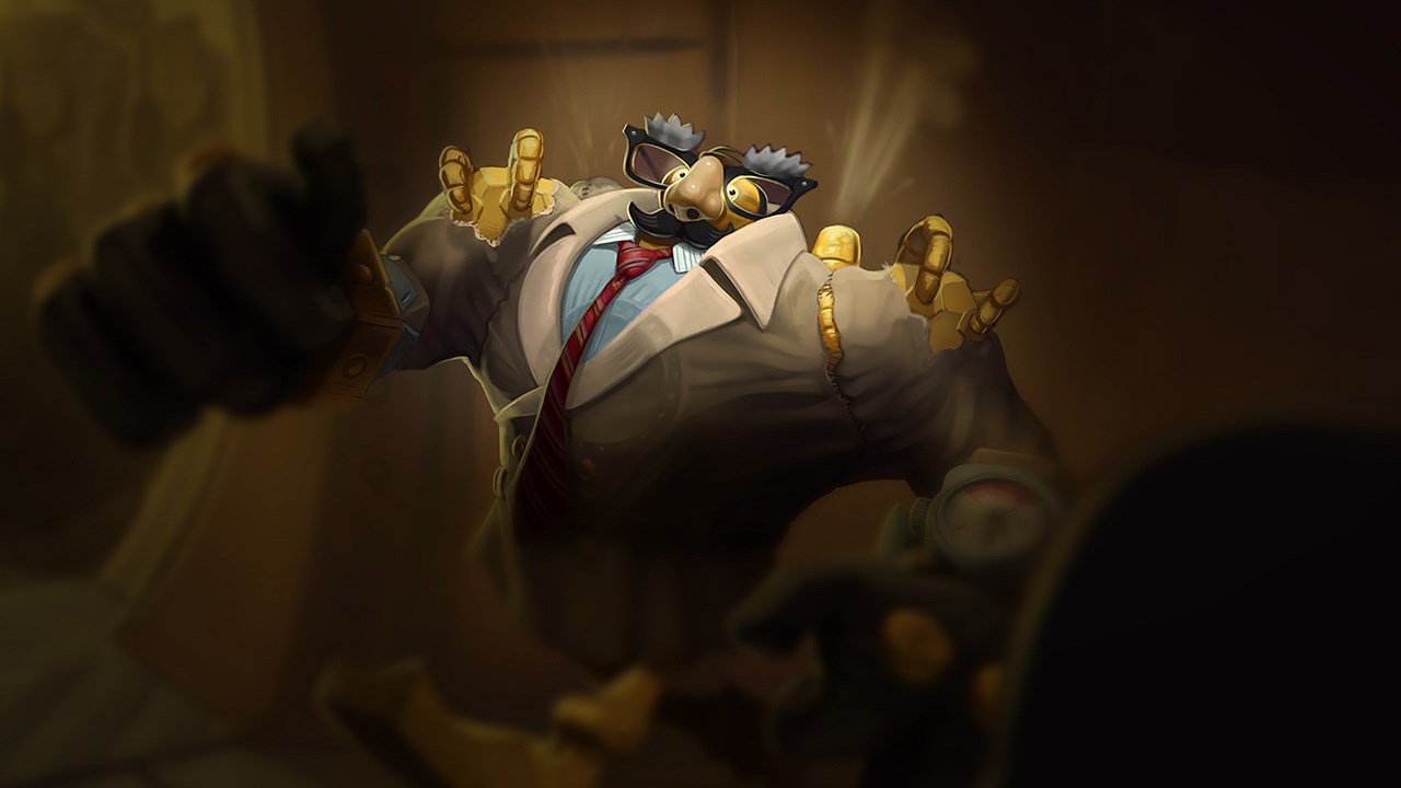 Splash-Art von Eindeutig nicht Blitzcrank