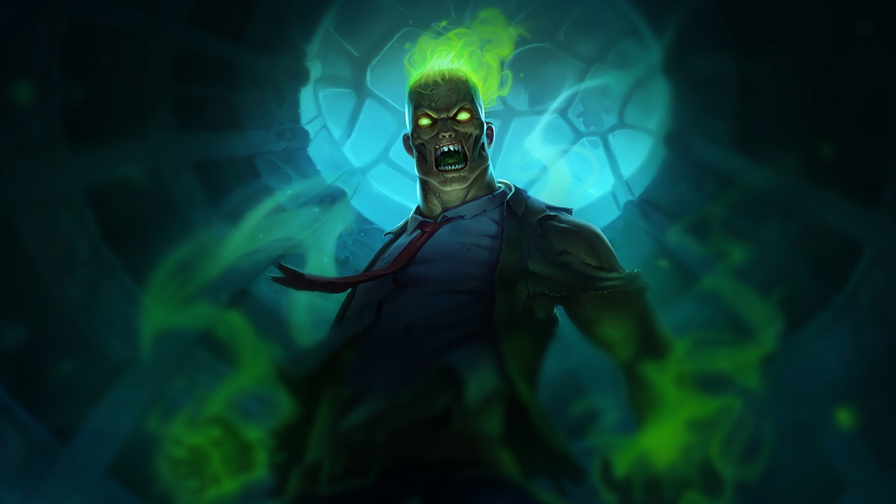Splash-Art von Zombie-Brand