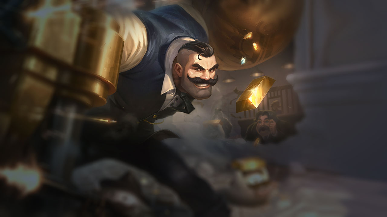 Splash-Art von Gangster-Braum