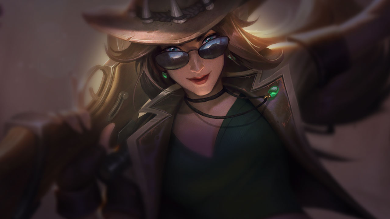 Splash-Art von Safari-Caitlyn