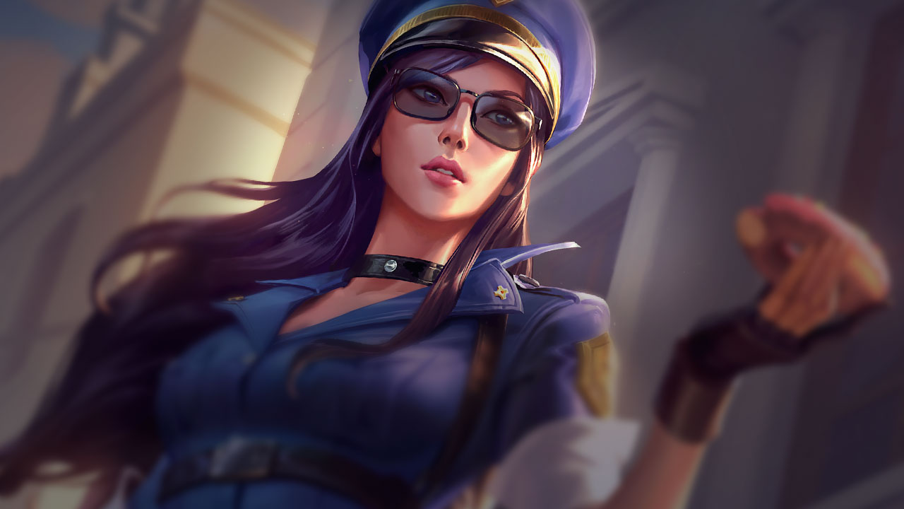 Splash-Art von Officer Caitlyn