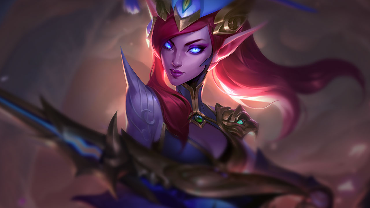 Splash-Art von Mondgeist Caitlyn