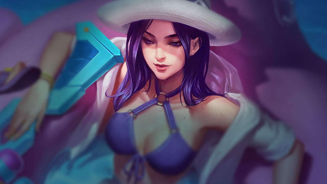 Splash-Art von Poolparty-Caitlyn