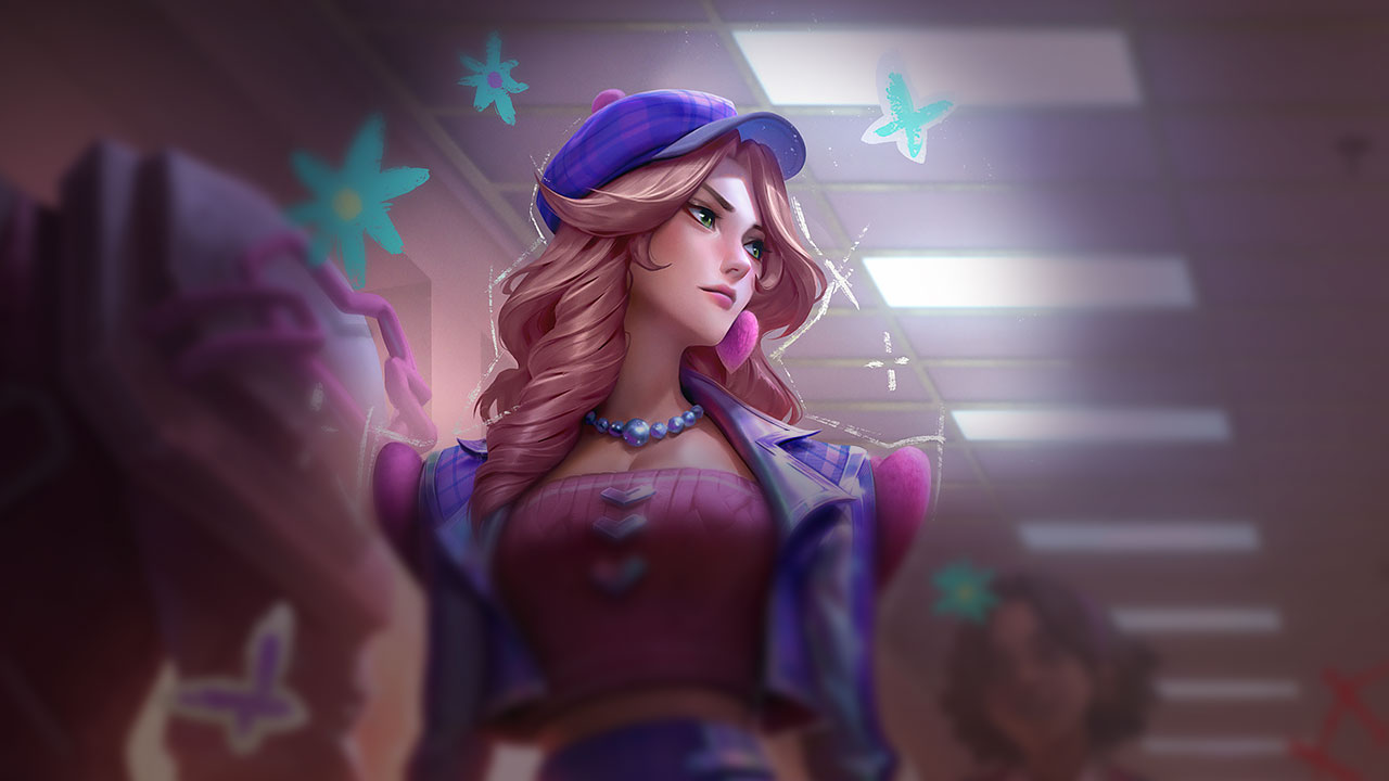 Splash-Art von Herzensdame-Caitlyn