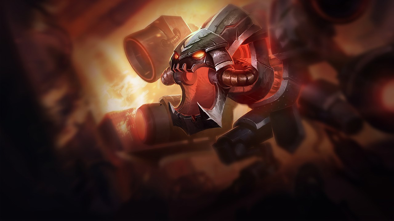 Splash-Art von Stahlkrieger-Cho'Gath Prime