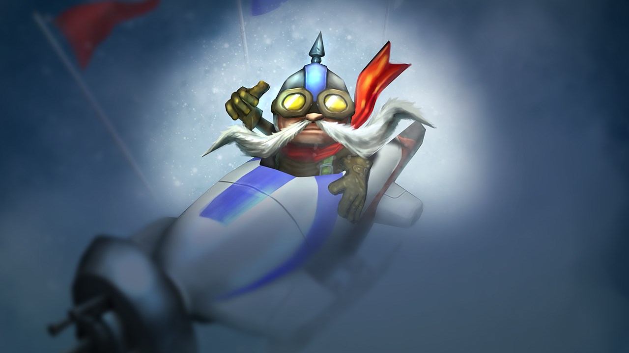 Splash-Art von Rennschlitten-Corki