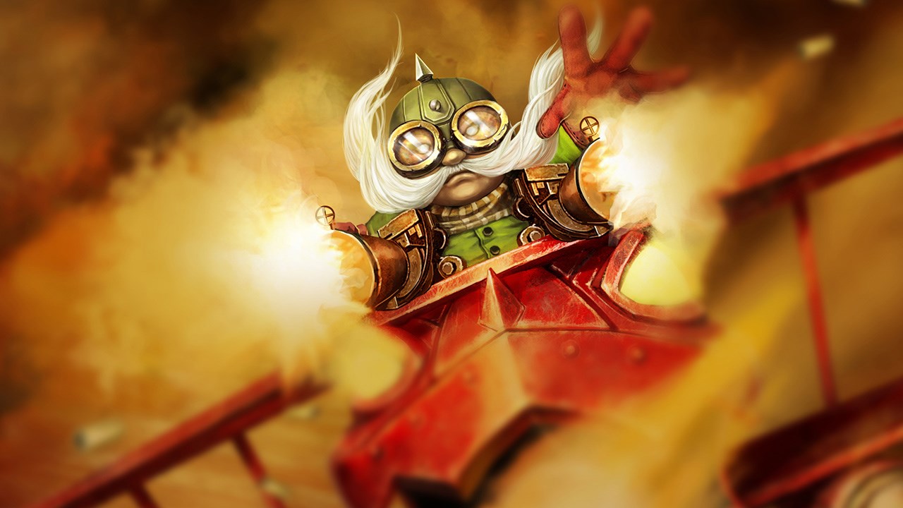 Splash-Art von Roter Baron Corki