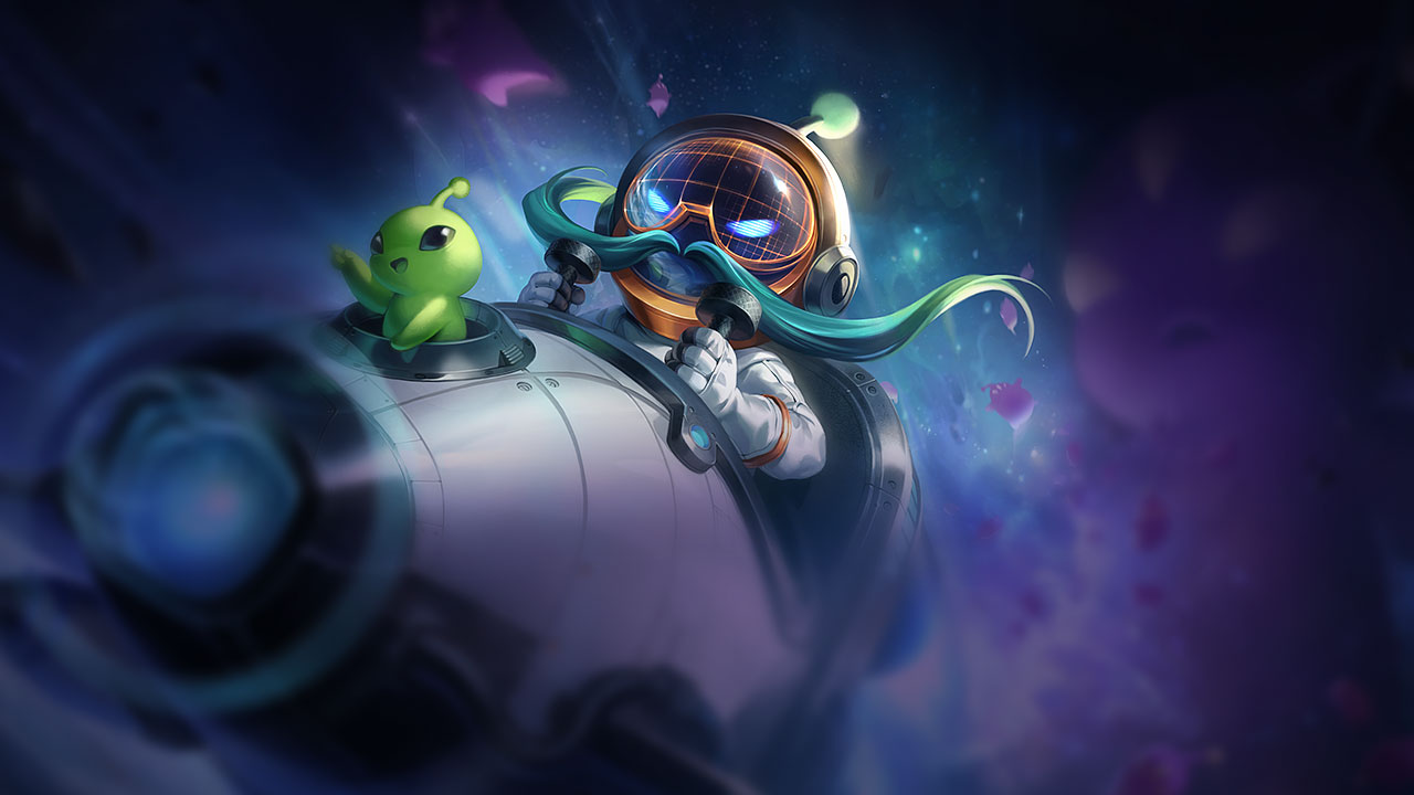 Splash-Art von Astronauten-Corki