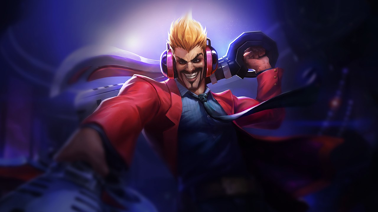Splash-Art von Kommentator-Draven