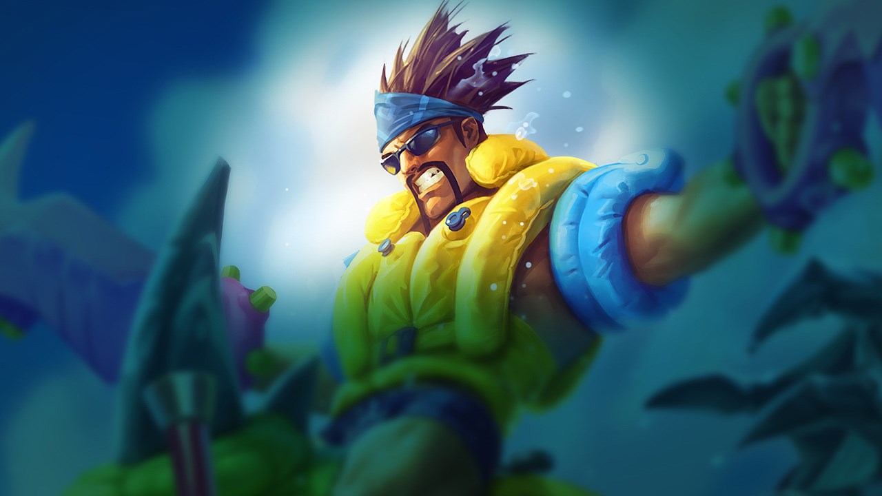 Splash-Art von Poolparty-Draven