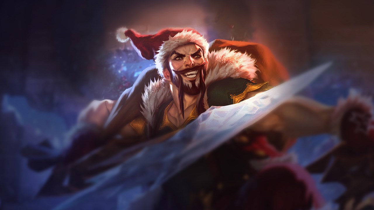 Splash-Art von Weihnachts-Draven