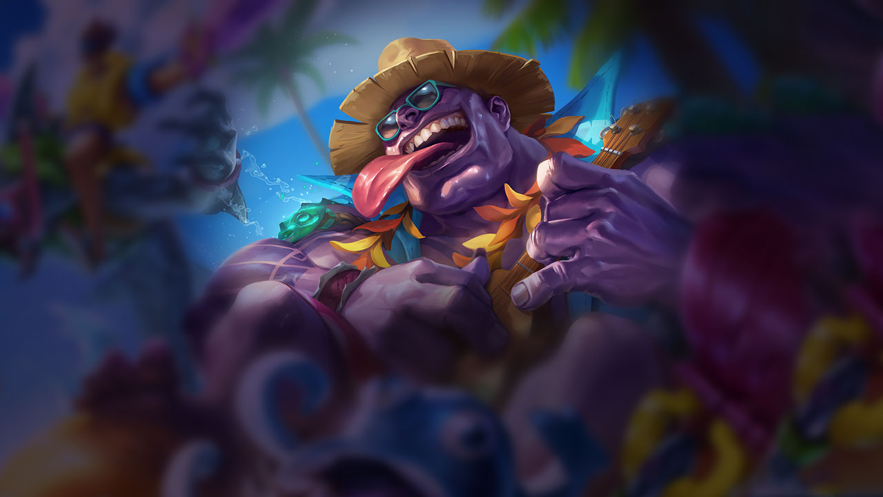 Splash-Art von Poolparty-Mundo Dr. Mundo