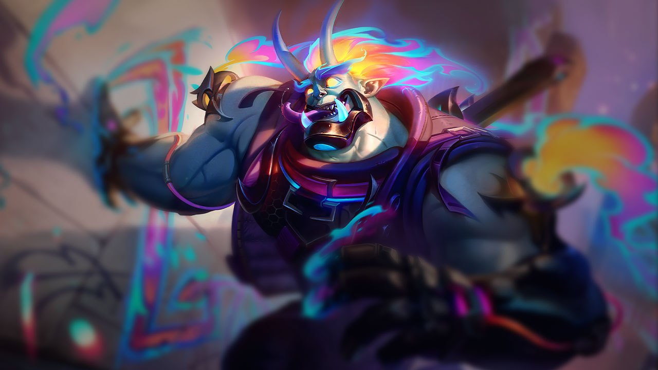 Splash-Art von Straßendämonen-Dr. Mundo