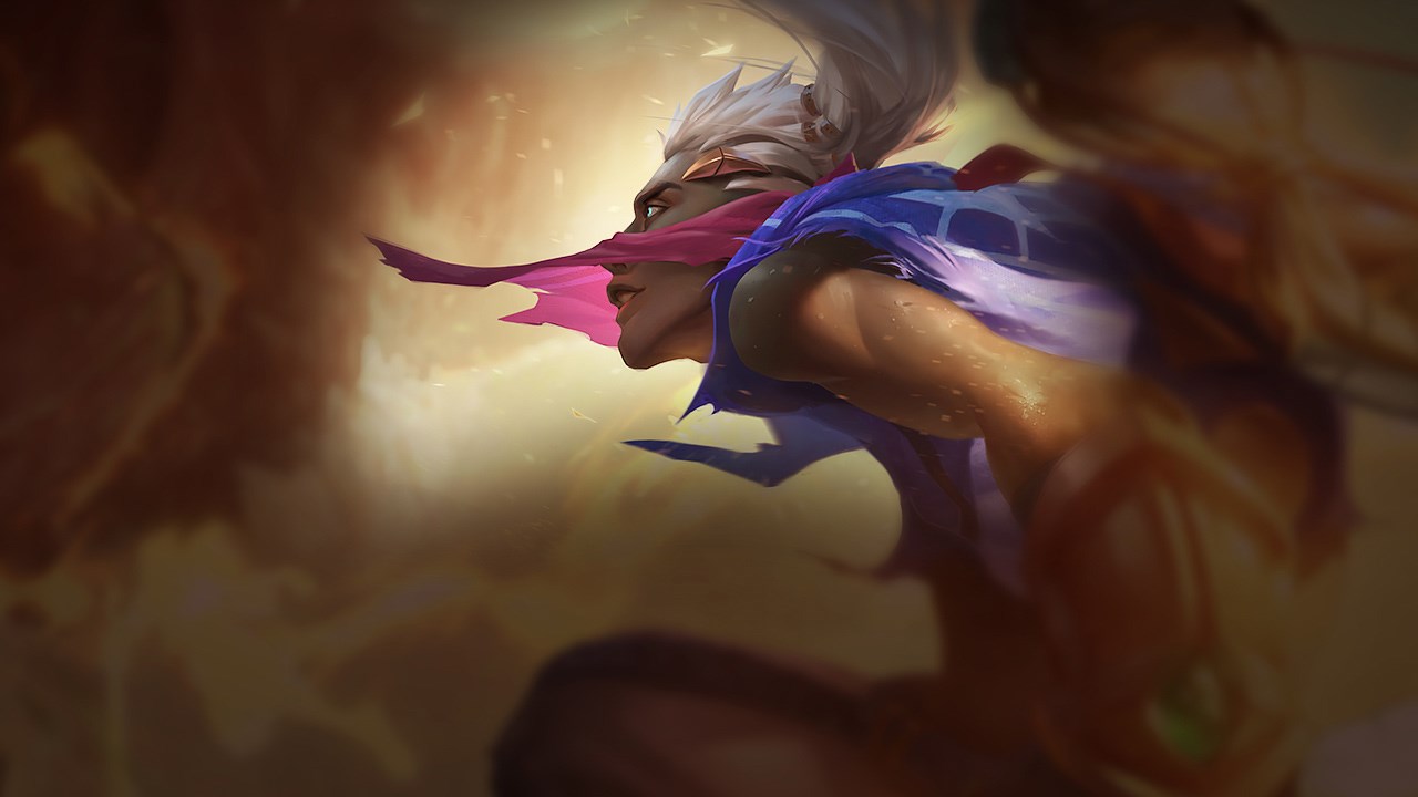 Splash-Art von Sandsturm-Ekko