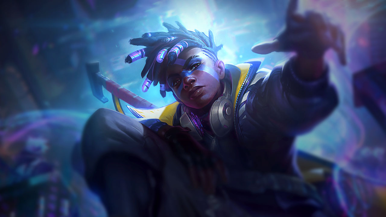 Splash-Art von True Damage Ekko