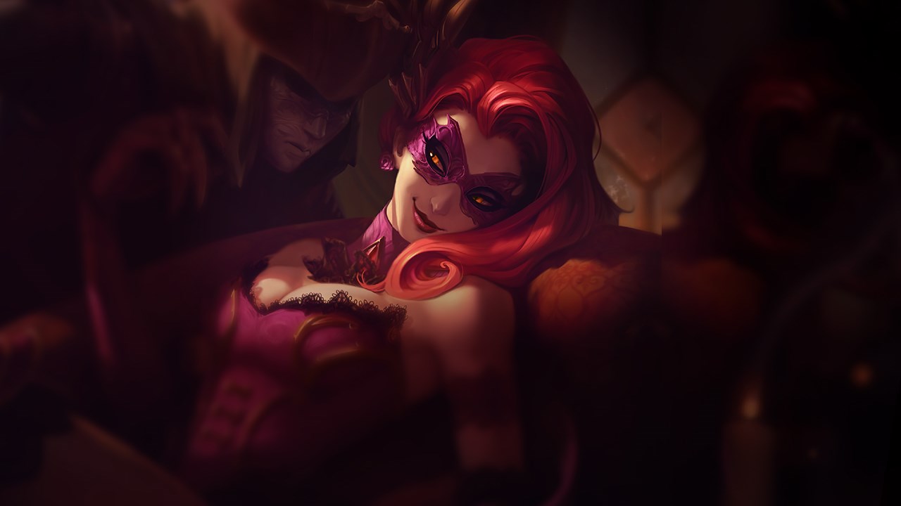 Splash-Art von Maskeraden-Evelynn