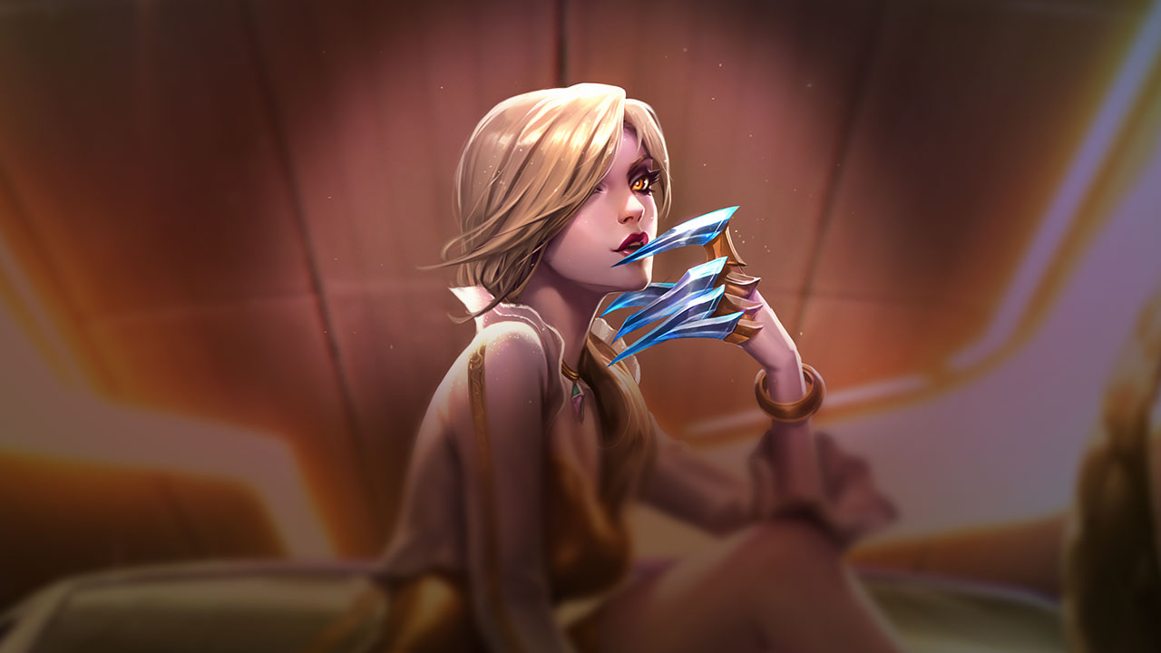 Splash-Art von K/DA-Evelynn (Prestige)