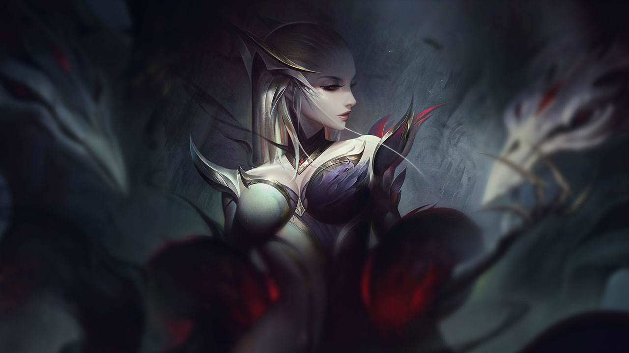 Splash-Art von Hexenzirkel-Evelynn
