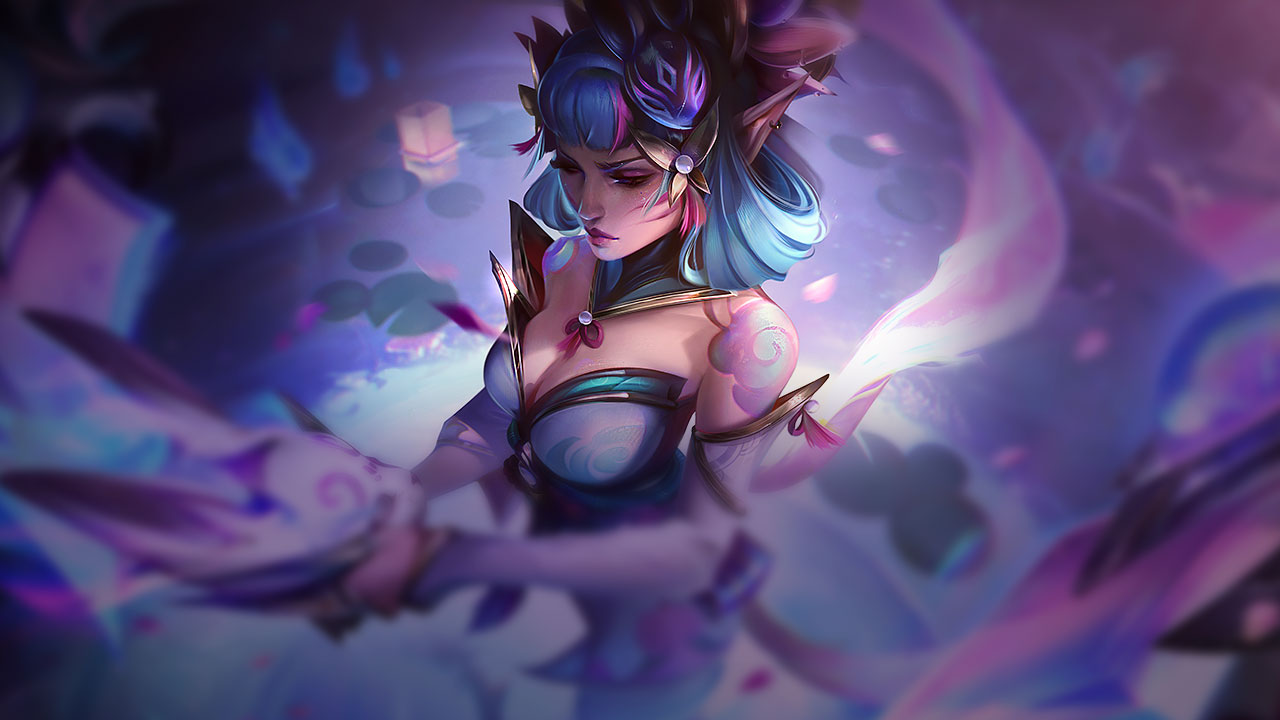 Splash-Art von Seelenblumen-Evelynn